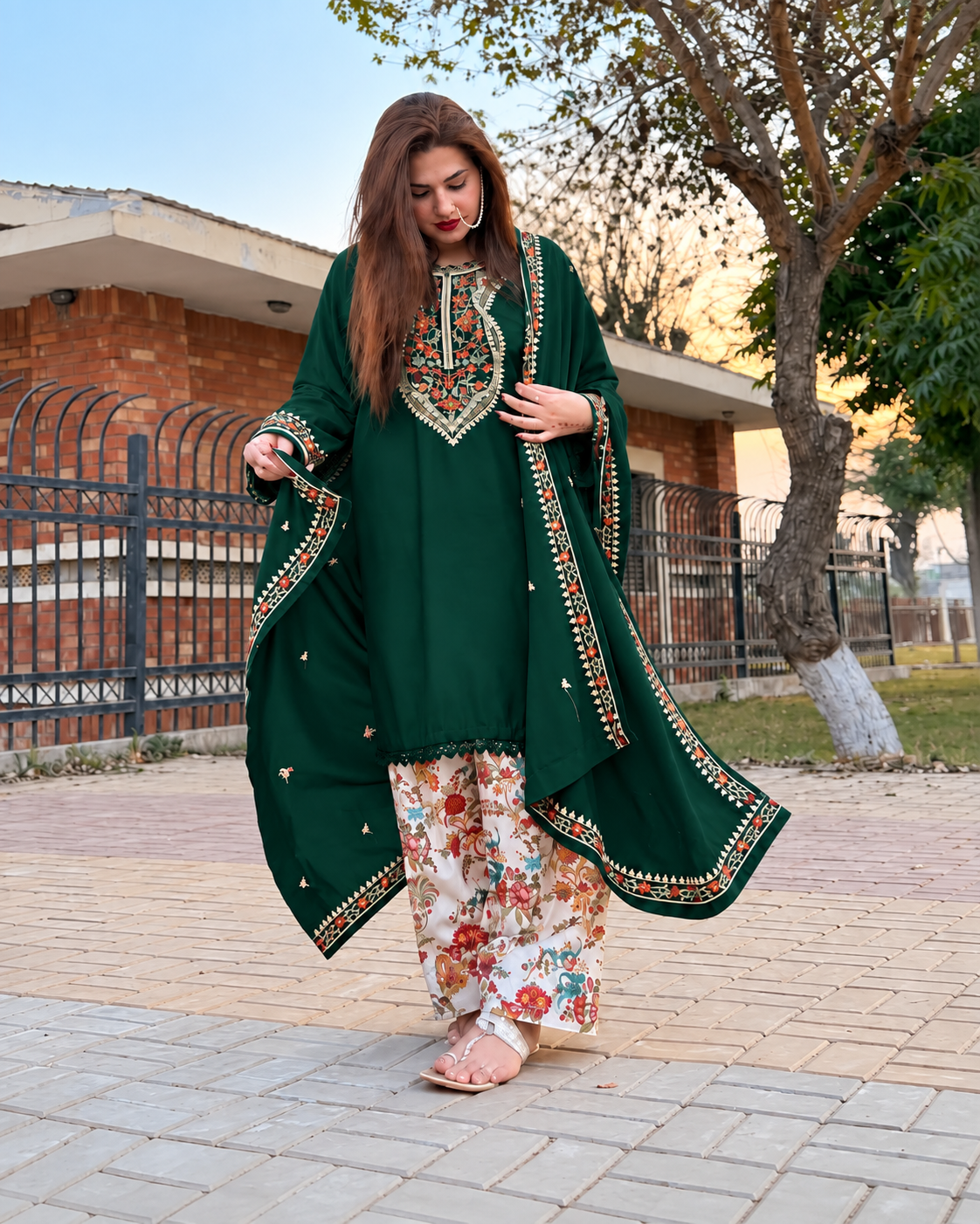 Premium_Dhanak_3PC_embroidered_suit_for_women_in_Pakistan