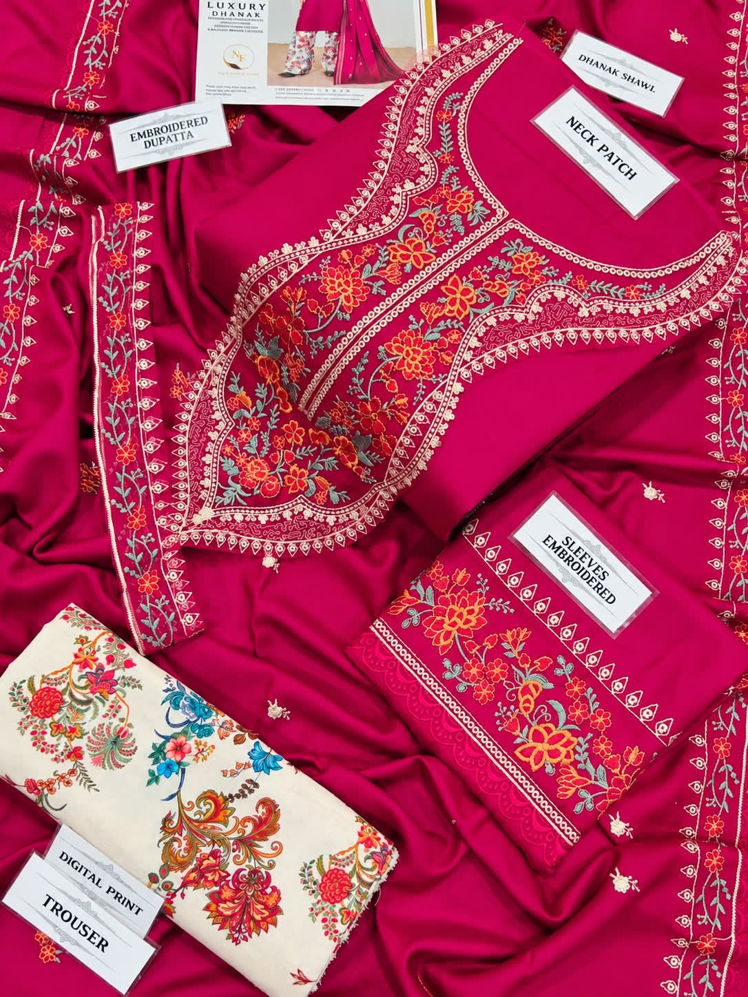 Premium_Dhanak_3PC_embroidered_suit_front_view